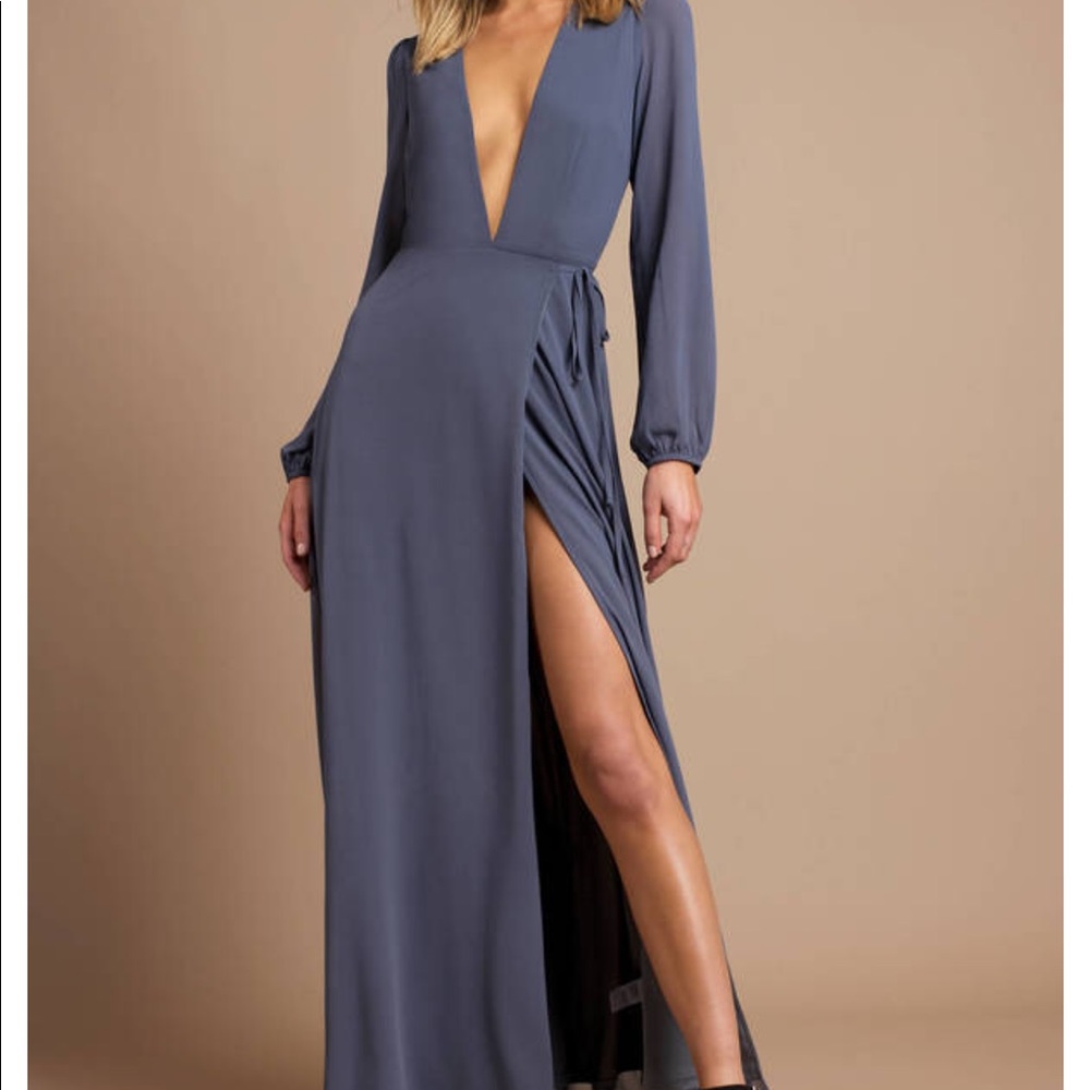Long sleeve maxi dress